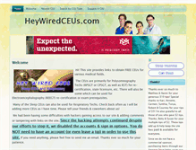 Tablet Screenshot of heywiredceus.com